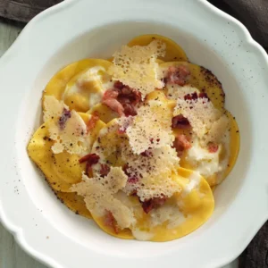 Ravioli alla Carbonara