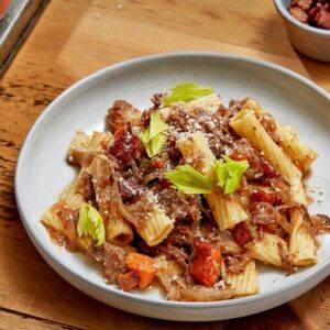 LAMB BOLOGNESE RIGATONI