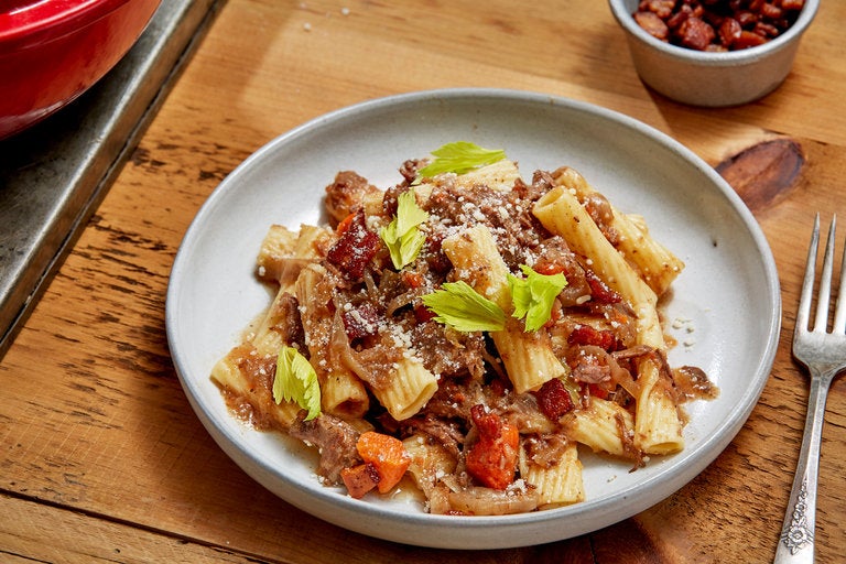 LAMB BOLOGNESE RIGATONI