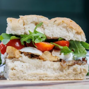 Vegan Fragrant Rosemary Focaccia Panini (jumbo)