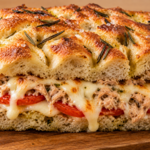 TUNA MELT- ROSEMARY FOCACCIA (JUMBO)